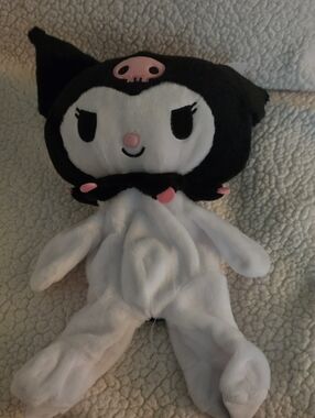 Build-A-Bear Kuromi Plush Tag — Black, White & Pink